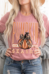 US3001-E3145 Pumpkin Season Graphic Tee $12.5