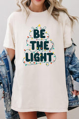 5000-E3202 Be the Light Christmas Graphic Heavy Cotton Tee $9