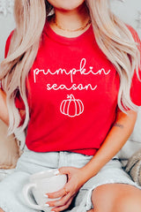 US3001-E3152 Pumpkin Season Graphic Tee $12.5