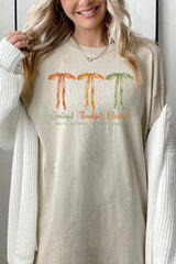 5000P-E3111 Grateful Thankful Blessed Plus Heavy Cotton Tee $12.75