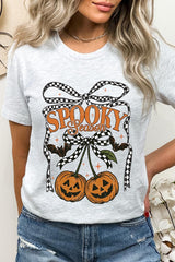 US3001P-E3085 Pumpkin Cherries Graphic Plus Tee $16