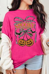 5000P-E3085 Pumpkin Cherries Graphic Plus Heavy Cotton Tee $12.75