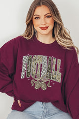 UL180-E3132 Camo Football Graphic Sweatshirt $20