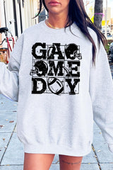 UL180-E3073 Distressed Game Day Graphic Sweatshirt $20