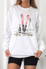 UL240-E3187 Apres Ski Club Graphic Long Sleeve Tee $13.75