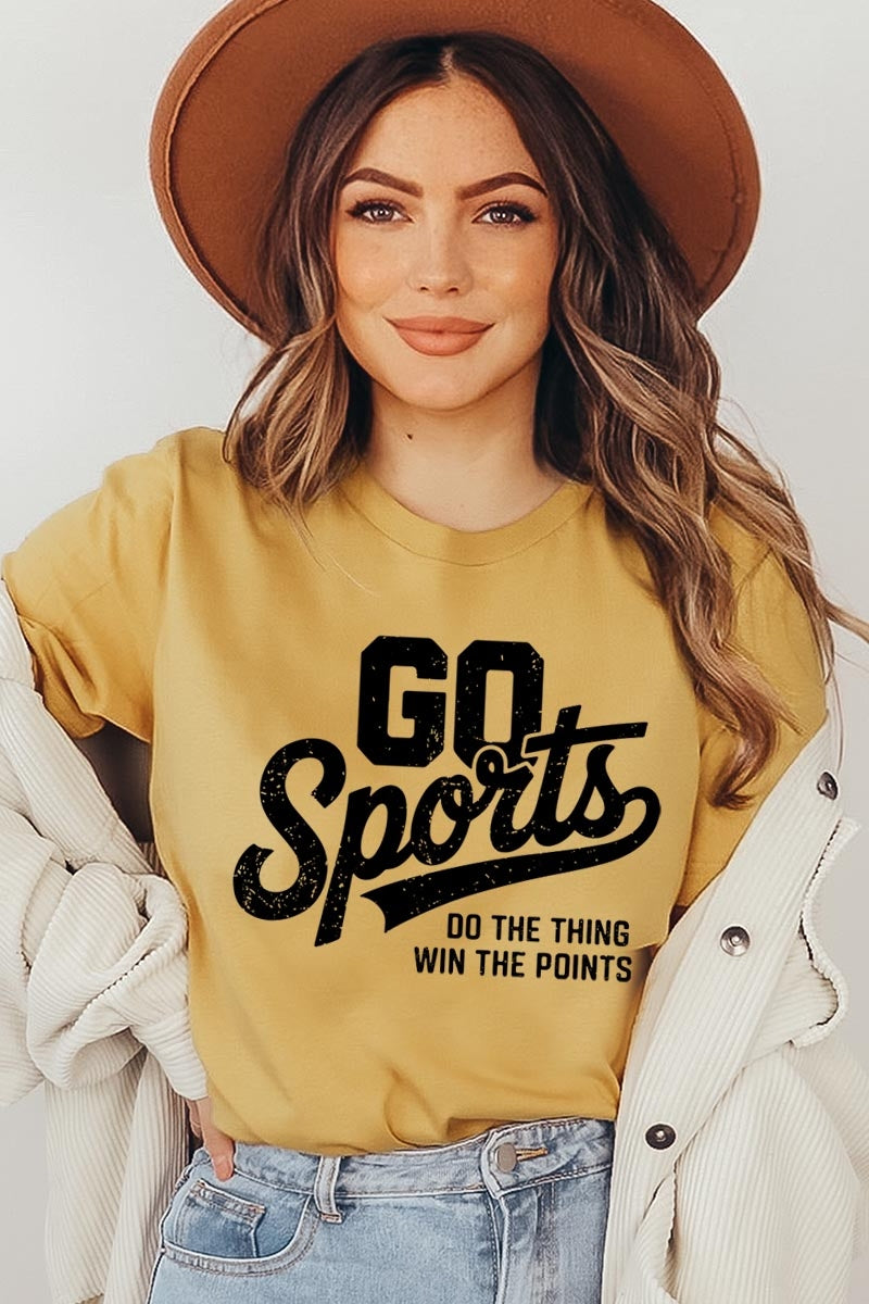 US3001-E3103 Go Sports Graphic Tee $12.5