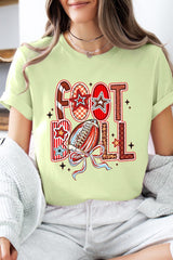 US3001P-E3053 Brushstroke Football Graphic Plus Tee $16