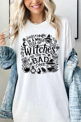 5000-E3139 In a World of Witches Graphic Heavy Cotton Tee $9