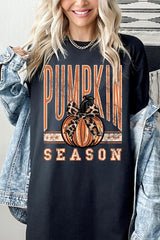 5000-E3145 Pumpkin Season Graphic Heavy Cotton Tee $9