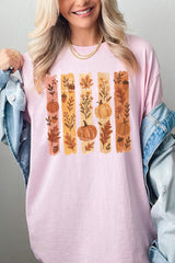 5000-E3110 Brushstroke Boho Fall Graphic Heavy Cotton Tee $9