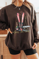 UL180P-E3187 Apres Ski Club Graphic Plus Sweatshirt $25