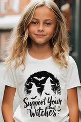 US3001Y-E3161Z Local Witches Halloween Kids Graphic Tee $11
