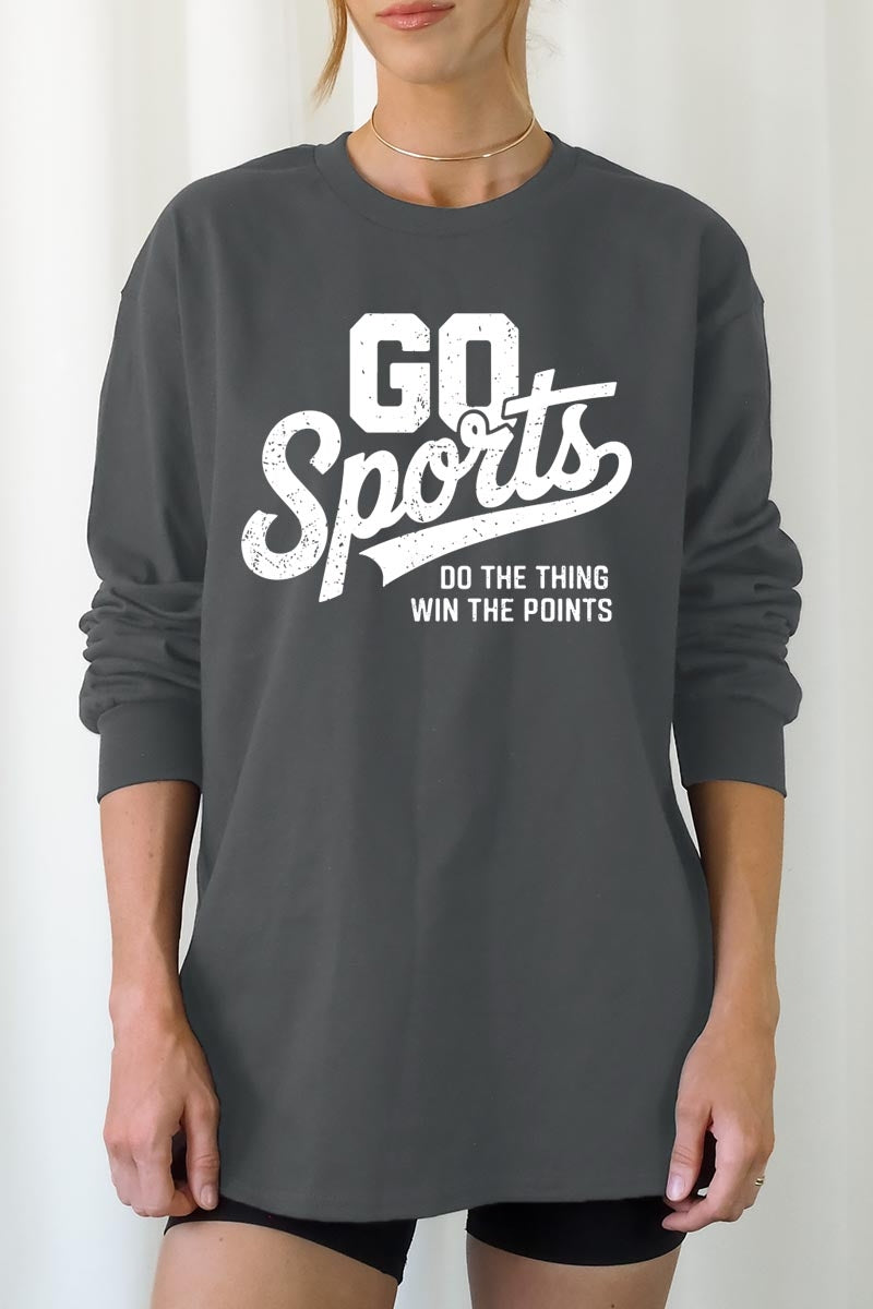 UL240-E3103 Go Sports Graphic Long Sleeve Tee $13.75
