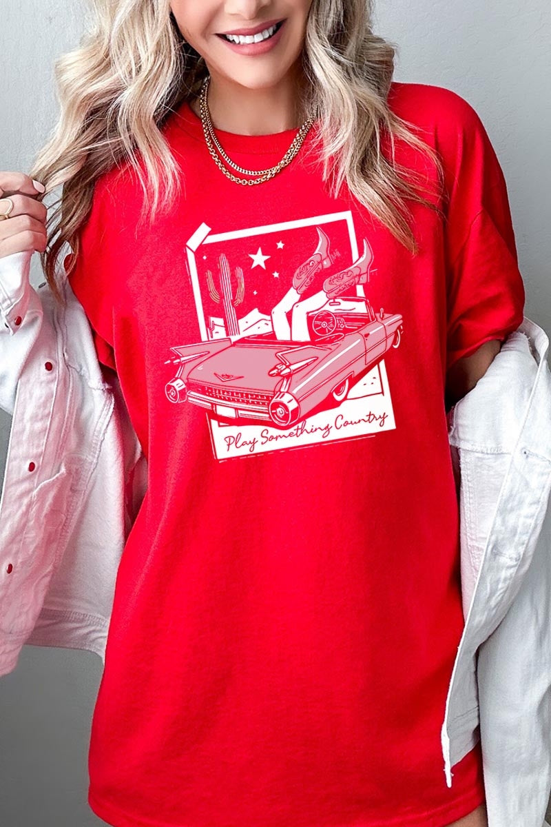 5000P-E3098 Play Something Country Plus Heavy Cotton Tee $12.75