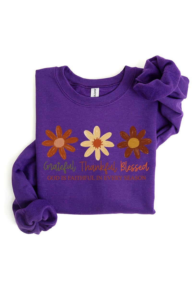 UL180P-E3165 Boho Fall Christian Graphic Plus Sweatshirt $25