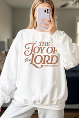 UL180-E3179 Joy of the Lord Graphic Sweatshirt $20