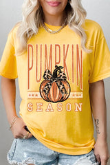 5000P-E3145 Pumpkin Season Graphic Plus Heavy Cotton Tee $12.75