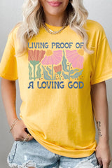 5000-E3066 Living Proof of a Loving Graphic Heavy Cotton Tee $9