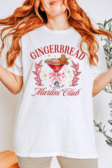 5000-E3216 Gingerbread Martini Club Graphic Heavy Cotton Tee $9