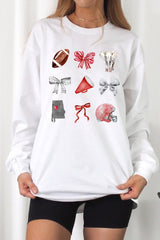UL240-E3076 Alabama Football Graphic Long Sleeve Tee $13.75