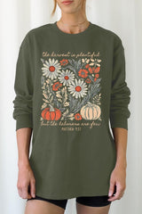 UL240P-E3173 Faith Harvest Graphic Plus Long Sleeve Tee $17