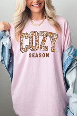 5000-E3082 Cozy Season Graphic Heavy Cotton Tee $9