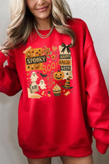 UL180-E3084 Halloween collage Graphic Sweatshirt $20