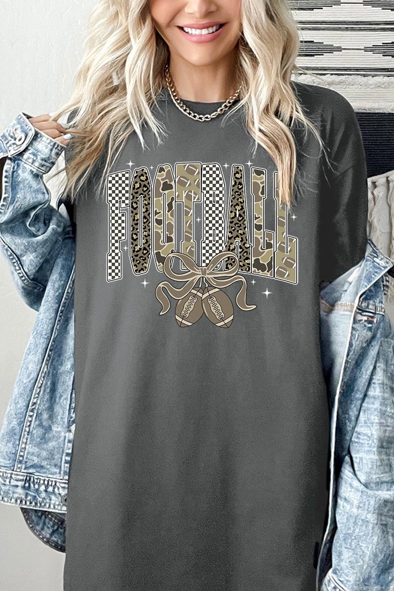 5000P-E3132 Camo Football Graphic Plus Heavy Cotton Tee $12.75