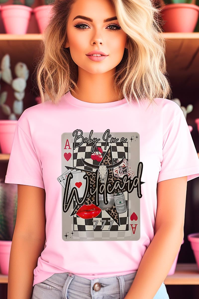 US3001-E3099 Retro Wildcard Graphic Tee $12.5