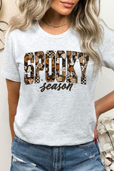 US3001P-E3105 Spooky Season Halloween Graphic Plus Tee $16