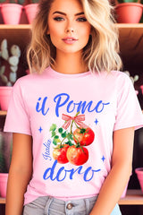 US3001P-E3070 Il Pomodoro Tomato Art Graphic Plus Tee $16