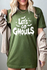 US3001-E3159 Letu2019s Go Ghouls Graphic Tee $12.5