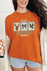 5000-E3192 Deer & Duck Hunting Season Graphic Heavy Cotton Tee $9