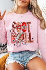 UL180-E3053 Brushstroke Football Graphic Sweatshirt $20