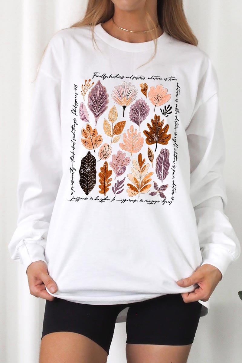 UL240P-E3147 Christian Fall Graphic Plus Long Sleeve Tee $17
