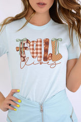 US3001-E3071 Fall Vibes Rustic Script Graphic Tee $12.5