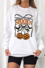 UL240-E3085 Pumpkin Cherries Graphic Long Sleeve Tee $13.75