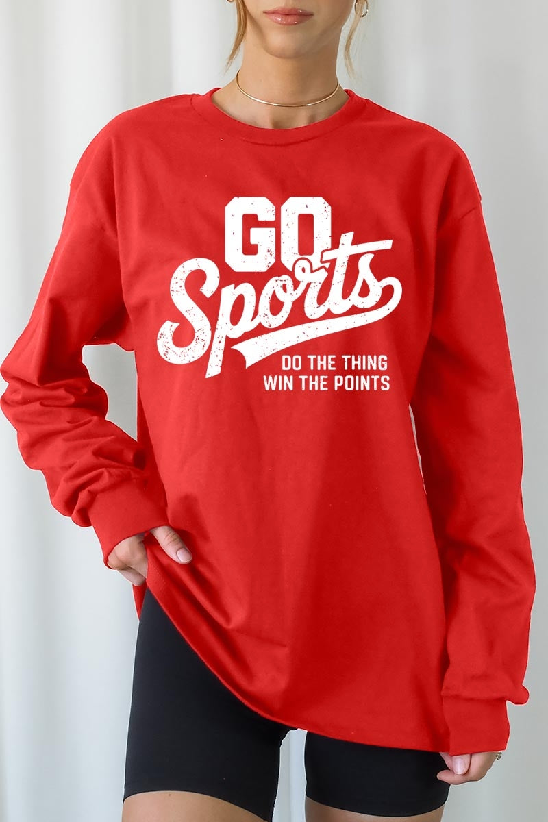 UL240P-E3103 Go Sports Graphic Plus Long Sleeve Tee $17