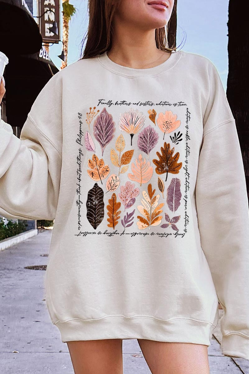 UL180P-E3147 Christian Fall Graphic Plus Sweatshirt $25