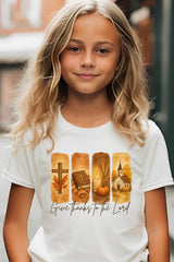 US3001Y-E3169Z Give Thanks To The Lord Kids Graphic Tee $11