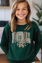 UL180B-E3132Z Camo Football Kids Graphic Sweatshirt $20