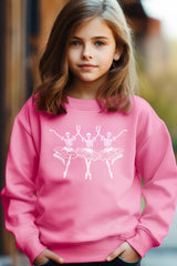 UL180B-E3156Z Halloween Ballerina Kids Graphic Sweatshirt $20