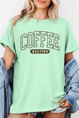 5000P-E3207 Coffee Weather Graphic Plus Heavy Cotton Tee $12.75