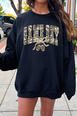 UL180-E3131 Football Game Day Camo Graphic Sweatshirt $20