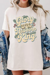 5000P-E3220 Glory to the Newborn King Graphic Plus Heavy Cotton Tee $12.75