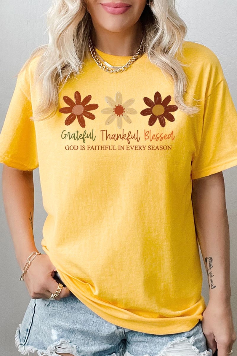 5000-E3165 Boho Fall Christian Graphic Heavy Cotton Tee $9