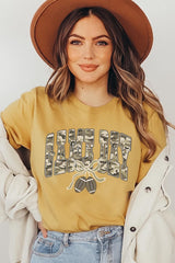 US3001P-E3131 Football Game Day Camo Graphic Plus Tee $16