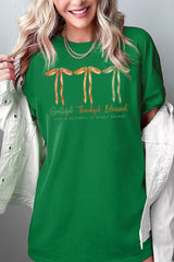 5000-E3111 Grateful Thankful Blessed Graphic Heavy Cotton Tee $9