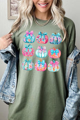 5000-E3137 Coquette Pumpkin Graphic Heavy Cotton Tee $9