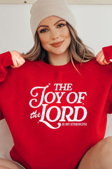 UL180-E3179 Joy of the Lord Graphic Sweatshirt $20